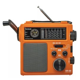 Tecsun GR-98 Hand Crank DSP AM FM Shortwave Emergency Radio with Flashlight