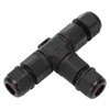 2 Pcs Tee Wire Connectors IP68 Waterproof 2 Pin 3