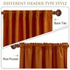 StangH Velvet Curtains 120 inches for High Ceiling Window, Orange