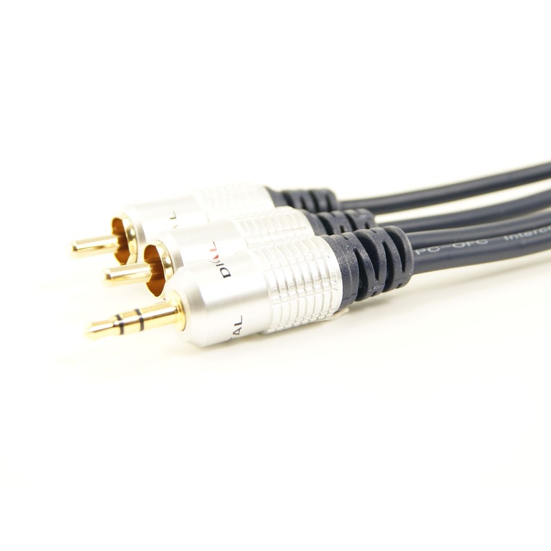 Ex-Pro® - ProAV OFC Gold - Metal Audio Stereo Cable
