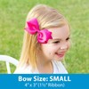 Wee Ones Girls' Satin Bowtie with Twisted Wrap and Whimsy