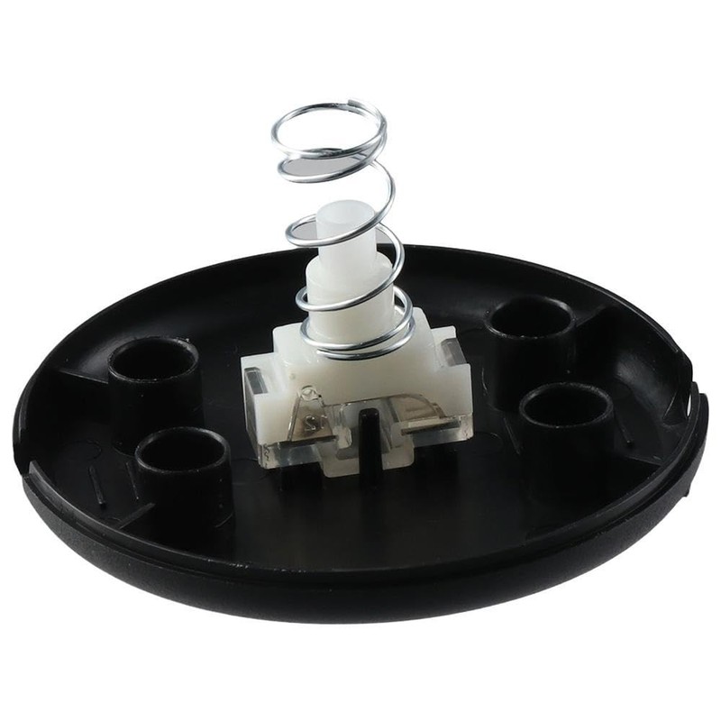 AllGIFT Foot Pedal Push Switch 2pcs Round Floor Foot Inline