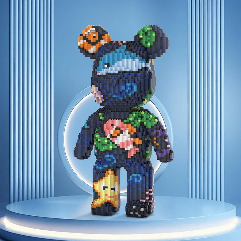 DAHONPA Animal Sea Bear Micro Building Blocks Set (7220 Pieces)