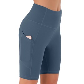 Persit Women's Short Leggings, Opaque Cycling Shorts with Pockets