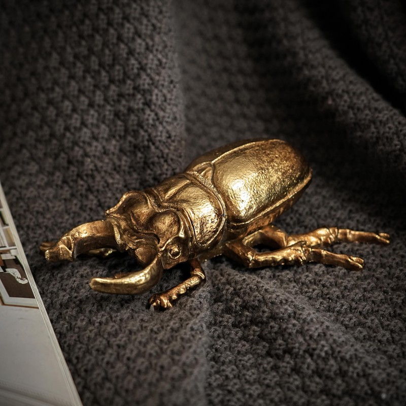 Xinleitan Gold Insect Wall Decor - Unique Bug and Beetle
