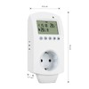 Hocosyme Infrared Heating Thermostat Socket, Socket Thermostat Programmable for Electric