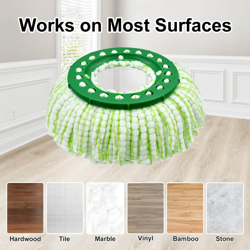 Tornado Spin Mop Head Compatible with Libman 𝐓𝐨𝐫𝐧𝐚𝐝𝐨 Spin Mop
