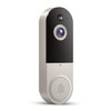 ClipBlur Wireless Wi-Fi Video Doorbell Camera with Night Vision, Two