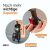 2RadWerk, ED Bicycle Light Set, StVZO Approved, Bicycle Light Switchable