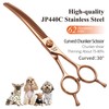 Fenice Peak Professional Dog Grooming Scissors Pet Curved Chunker Shears