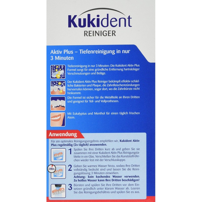 Kukident Active Plus, 99 Tabs