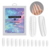 tiyiyok 120 Piece Dual Nail Forms Set, Dual Shape Nails
