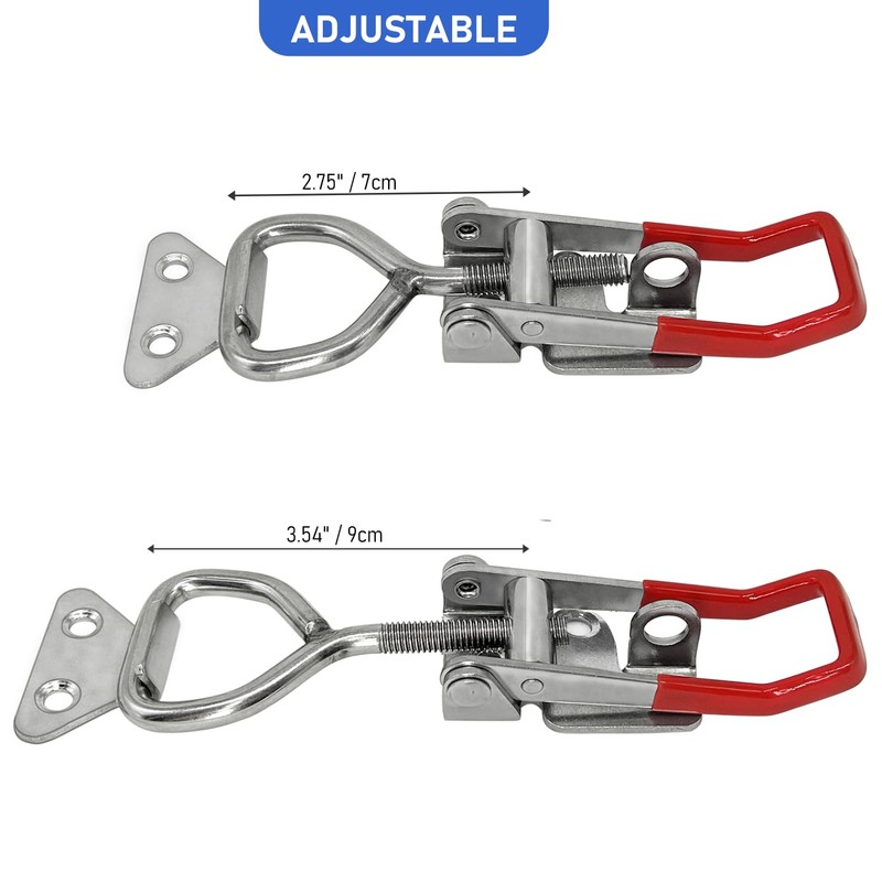 SIAOKL 4003 Heavy Duty Toggle Latch Clamp, 304 Stainless Steel,