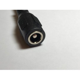 DIXIETREE Replacement for 5.5mm x 2.5mm DC Socket Wire Cable Lead Convertor to 6.0mm x 4.3mm centre pin