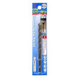 Onishi Kogyo Hexagonal Shaft Concrete Drill (NO.24) 0.3 inches (8.5 mm)