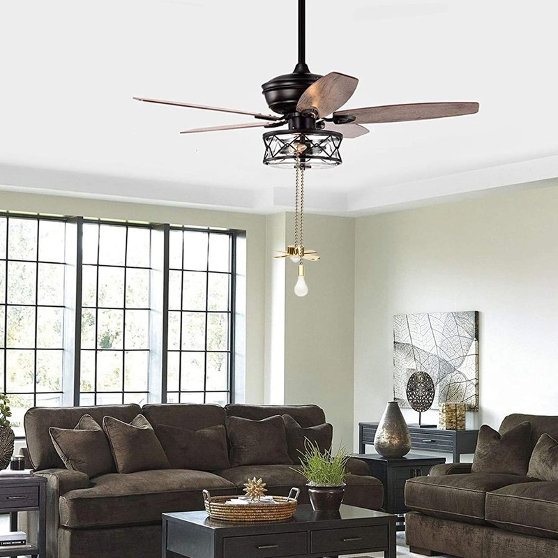 Ceiling Fan Pull Chain, 13.6 Inches Fan Pulls Set with