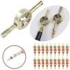 JOYVOX 33-Pcs Tire Valve Repair Kit with Core Remover &