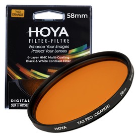Hoya 58 mm HMC YA3 Round Filter - Orange