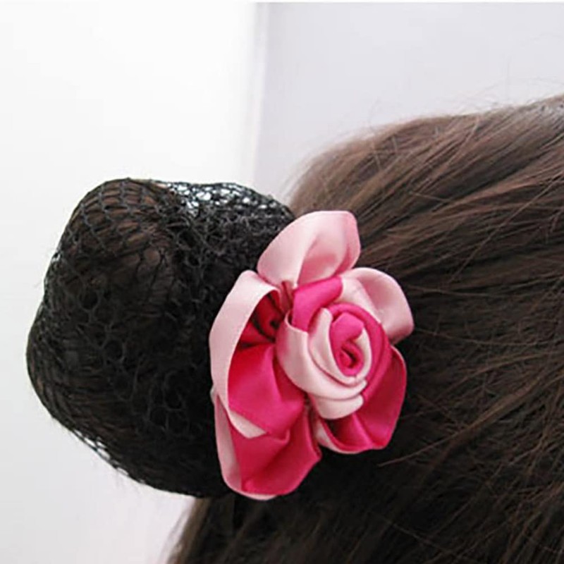 Minkissy Knit Hair Net Kids Bun Ballet Net Ballet Bun