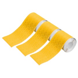 HARFINGTON 3 Rolls Reflective Tape 2" x 118" High Visibility Reflective Adhesive Stickers Outdoor Waterproof for Trailer Trucks Bike Car Motorcycle Helmet Mailbox, Orange