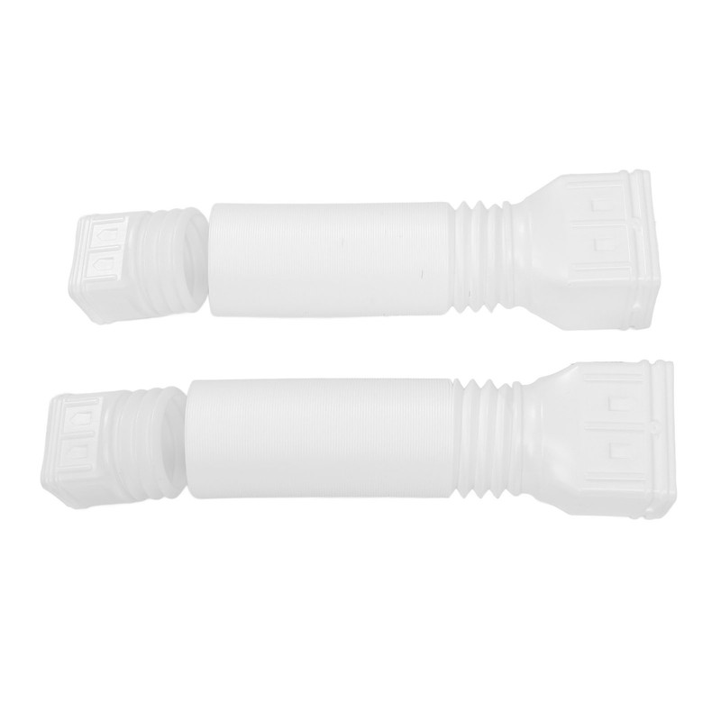 2 Set Gutter Downspout Extension Flexible 21in to 58in Drainage