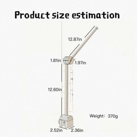 Natural Wooden Crib Mobile Arm - 360° Adjustable Mobile Arm for Crib, Sturdy Mobile Holder for Crib with Anti-Slip Design, Safe Mobile Hanger for Crib Attachment, Nursery Decor for Baby Boy & Girl