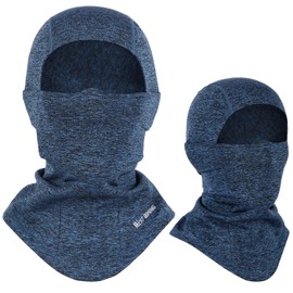 ICOCOPRO Balaclava Windproof Ski Mask Men Women Thermal Fleece Balaclava Motorcycle Mask Winter Face Mask for Skiing Cycling Motorcycle Running - 1 Pack