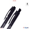 DIGNO Retractable Ballpoint Pens, BLACK, Medium Point (1.0mm), Pack of