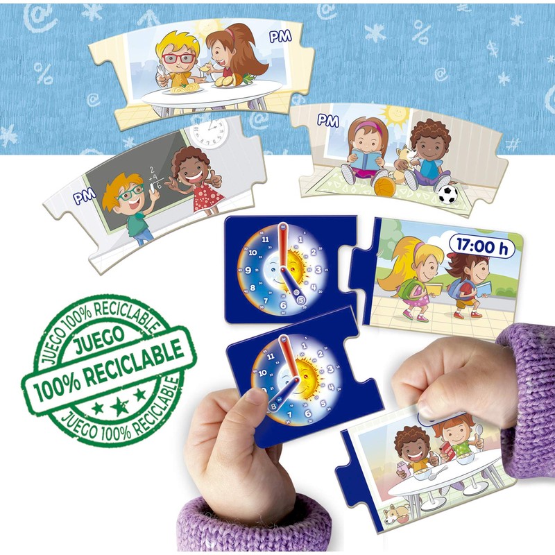 Educa 18698 Fun Time, Learn to Read the Clock, Educational