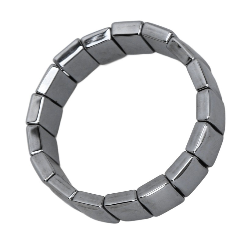 Terahertz Bracelet Rectangle Beads Enhance Physical Fitness Terahertz Healing Stone