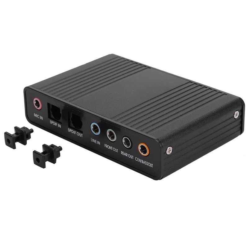 DM HD10 USB 5.1 Computer External Sound Card Audio Adapter