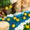 Barydat 150 Pcs Mini Resin Cowboy Ducks with Sunglasses Tiny