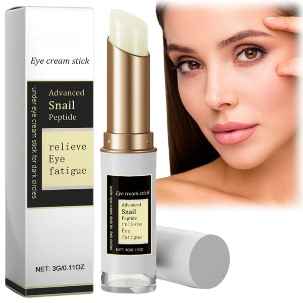 Snail Peptide Eye Cream Stick,Eye Cream for Dark Circles and