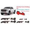 Auto 4PCS Grill Door Rear Gloss Black AT4 OVERLAY Emblems
