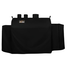 JIESUO 8080 Grill Cover for Char-Griller 5050 Grills, Chargriller Covers for 5650 Duo/Double Grill, Heavy Duty and Waterproof Char-Griller Charcoal Cover
