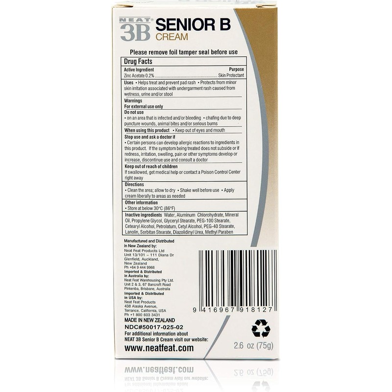 Crema Neat Feat 3B Senior B – Prevención de Rozaduras