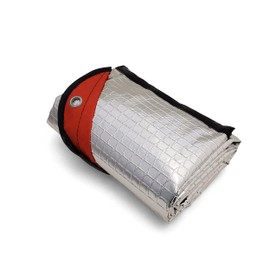 Coghlan's Thermal Blanket – Heavy-Duty Aluminum Foil with Polyethylene Backing, Reinforced Grommets, Windproof and Waterproof for Heat Retention, Emergency Signaling, Camping, and Outdoor Survival