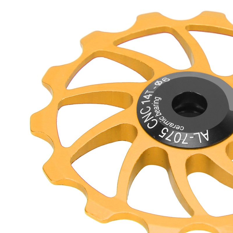 Cycling Bicycle Rear Pulley Bike Guide Roller Pulley Parts 14T