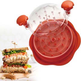 Chicken Shredder Large Chicken Breast Shredder Tool Twist with Brush&Fork, Visible Meat Shredder Machine, Anti-Slip Strip, Ergonomic Handle, BPA Free, Pork Beef Chicken