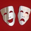 Super Cool Creations Theatre Masks - Tragedy & Comedy Mirrors