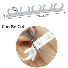 4 Pack 20-Clips Spice Gripper Clip Wall Mounted Kitchen Spice Jar Rack,Organizer Rack,Seasoning Jar Storage Holder,Bottles Clip,Cupboard Spice Rack Cabinet Door with Adhesive Tape