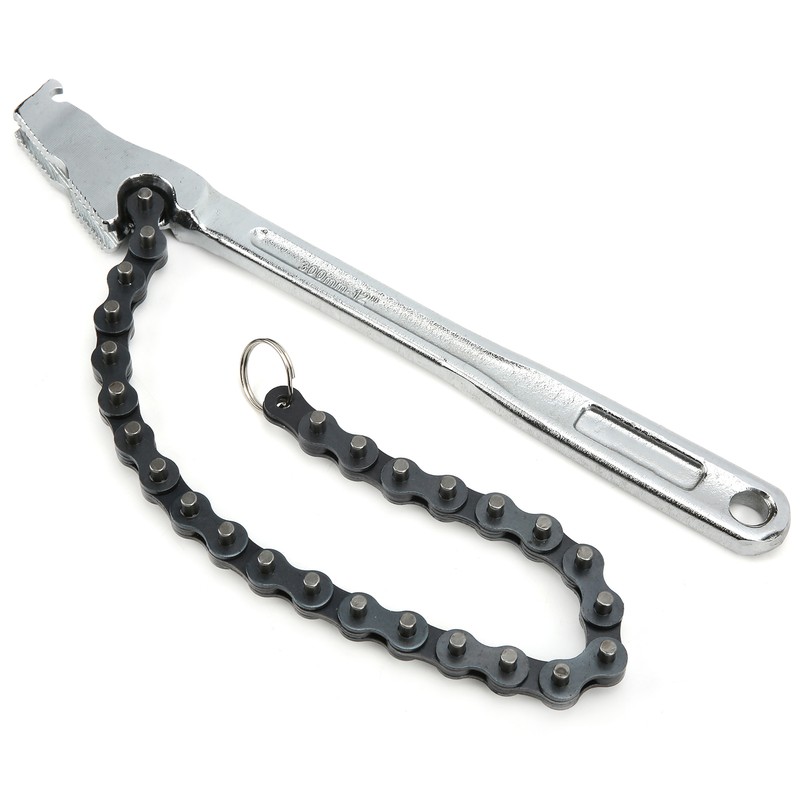 Chain Wrench High Hardness Surface Polished ChromePlated Chrome Vanadium Steel