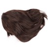 Men Wig Short Brown Straight Breathable Inner Mesh Soft Fluffy
