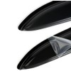 Puermto 94511 Sunproof Waterproof Side Window Wind Deflector, 4pcs Protective