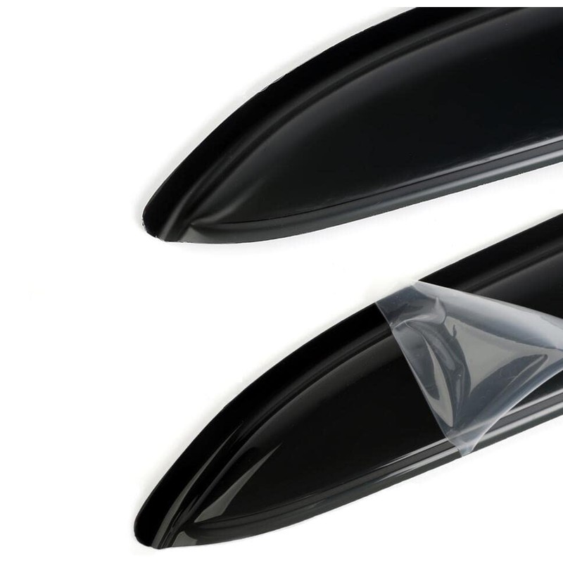 Puermto 94511 Sunproof Waterproof Side Window Wind Deflector, 4pcs Protective