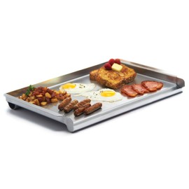 GrillPro 91655 Stainless 12-1/4-Inch by 18-Inch Professional Griddle
