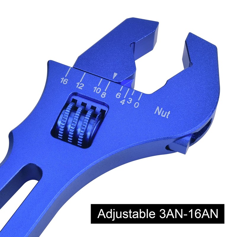 EVIL ENERGY AN Hose Fitting Adjustable Wrench Spanner Lightweight Aluminum