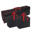 Ram® BLACK 3 Pieces Large Christmas Tree Bag With 2