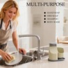 Soap Dispenser with Sponge Holder for Kitchen Sink – Press