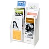 Clear-Ad - MPF-0409-3 - Premium Acrylic 3 Tier 6 Pocket